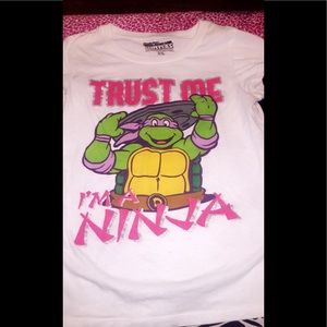Girls ninja turtle shirt
